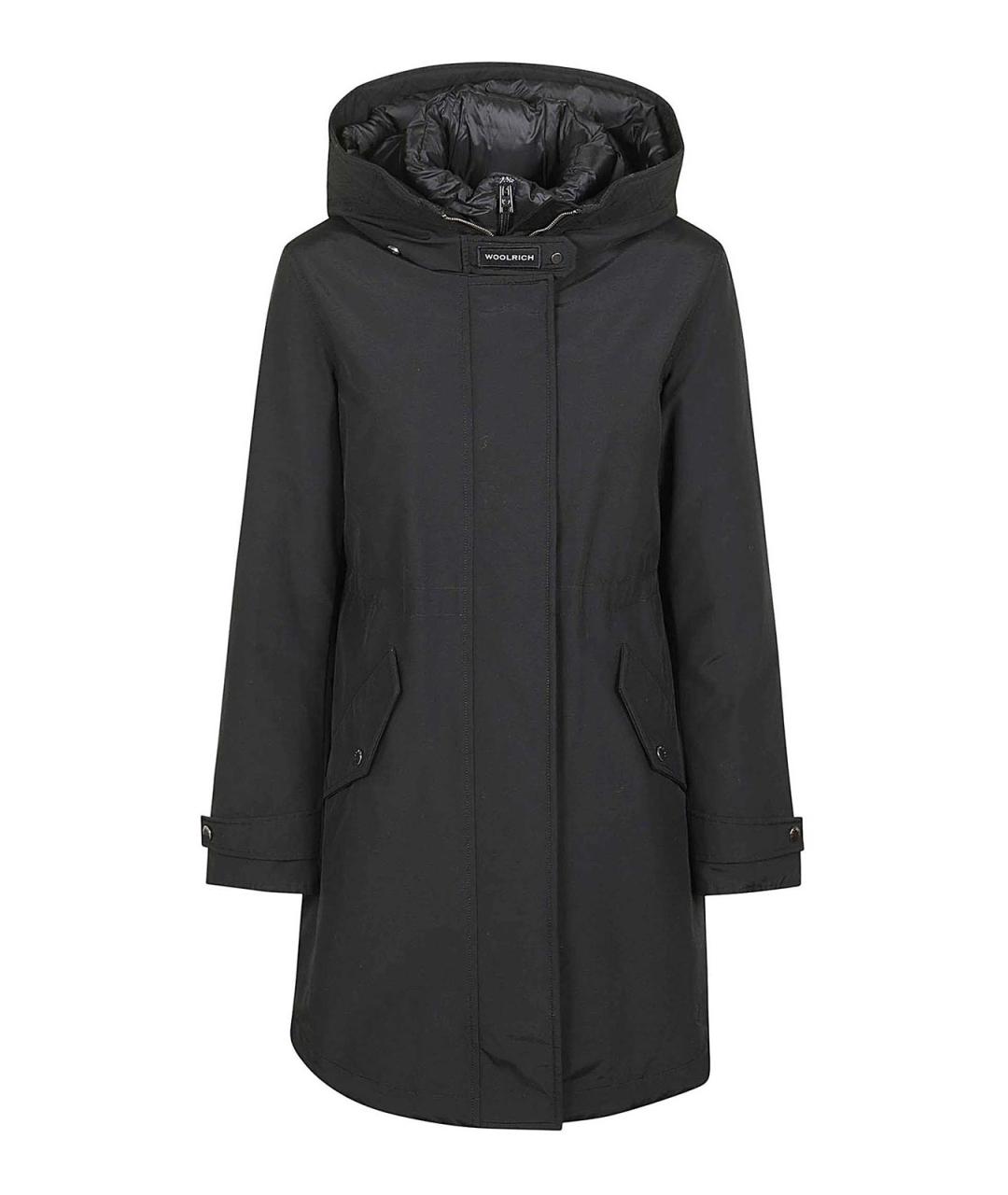 WOOLRICH Черная хлопковая парка, фото 1