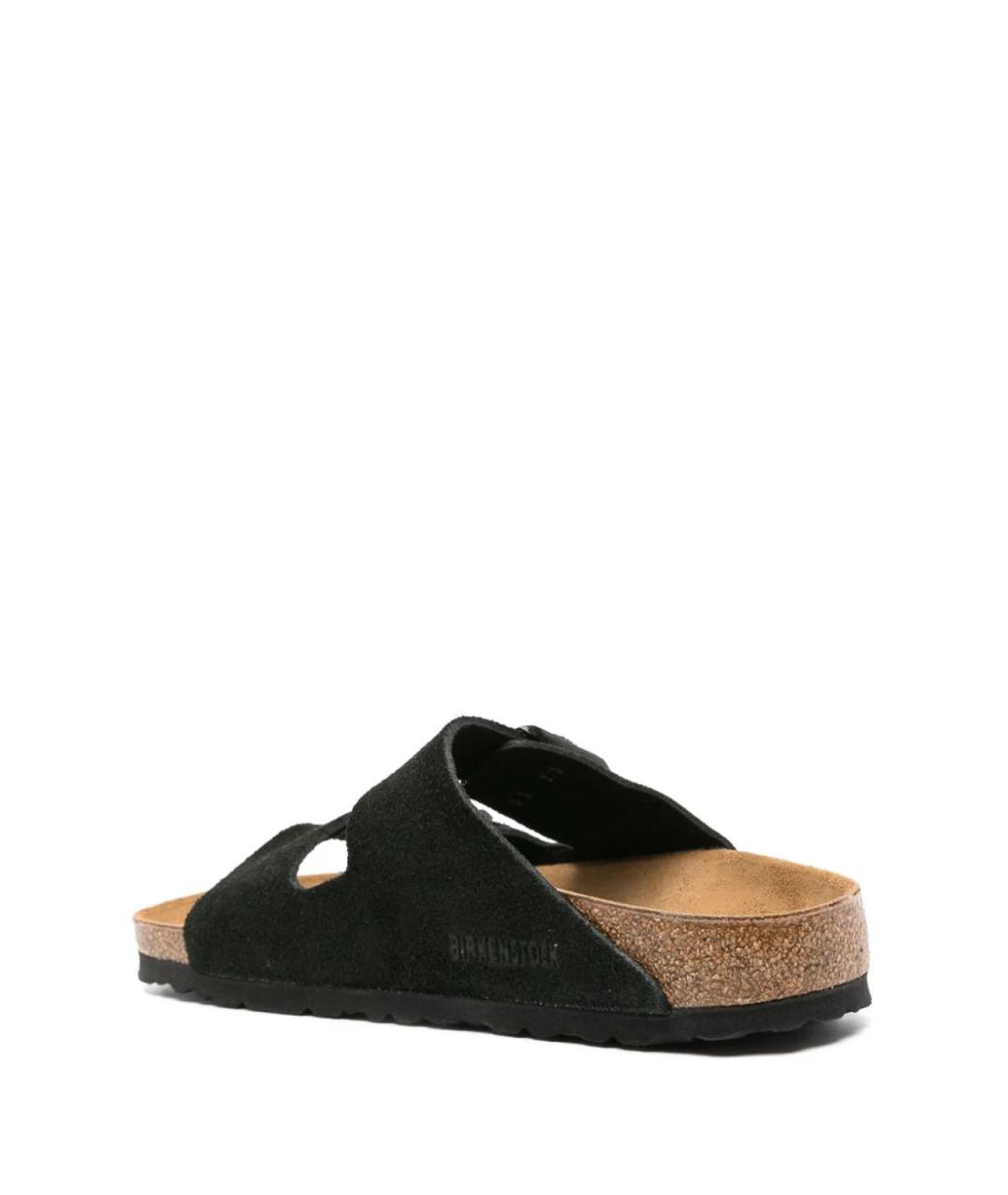 BIRKENSTOCK Черные замшевые сандалии, фото 4