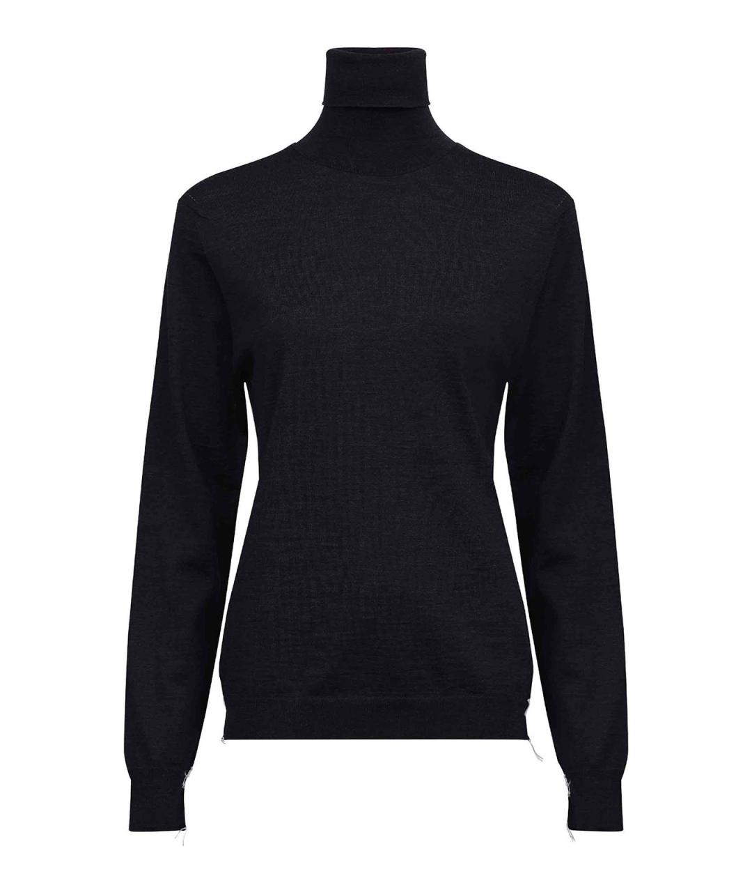 MAISON MARGIELA Черный шерстяной джемпер / свитер, фото 1