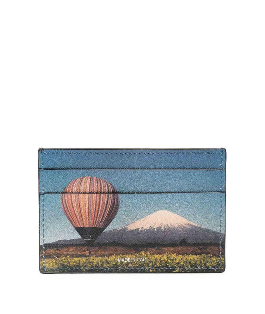 PAUL SMITH Черный кожаный кардхолдер, фото 2