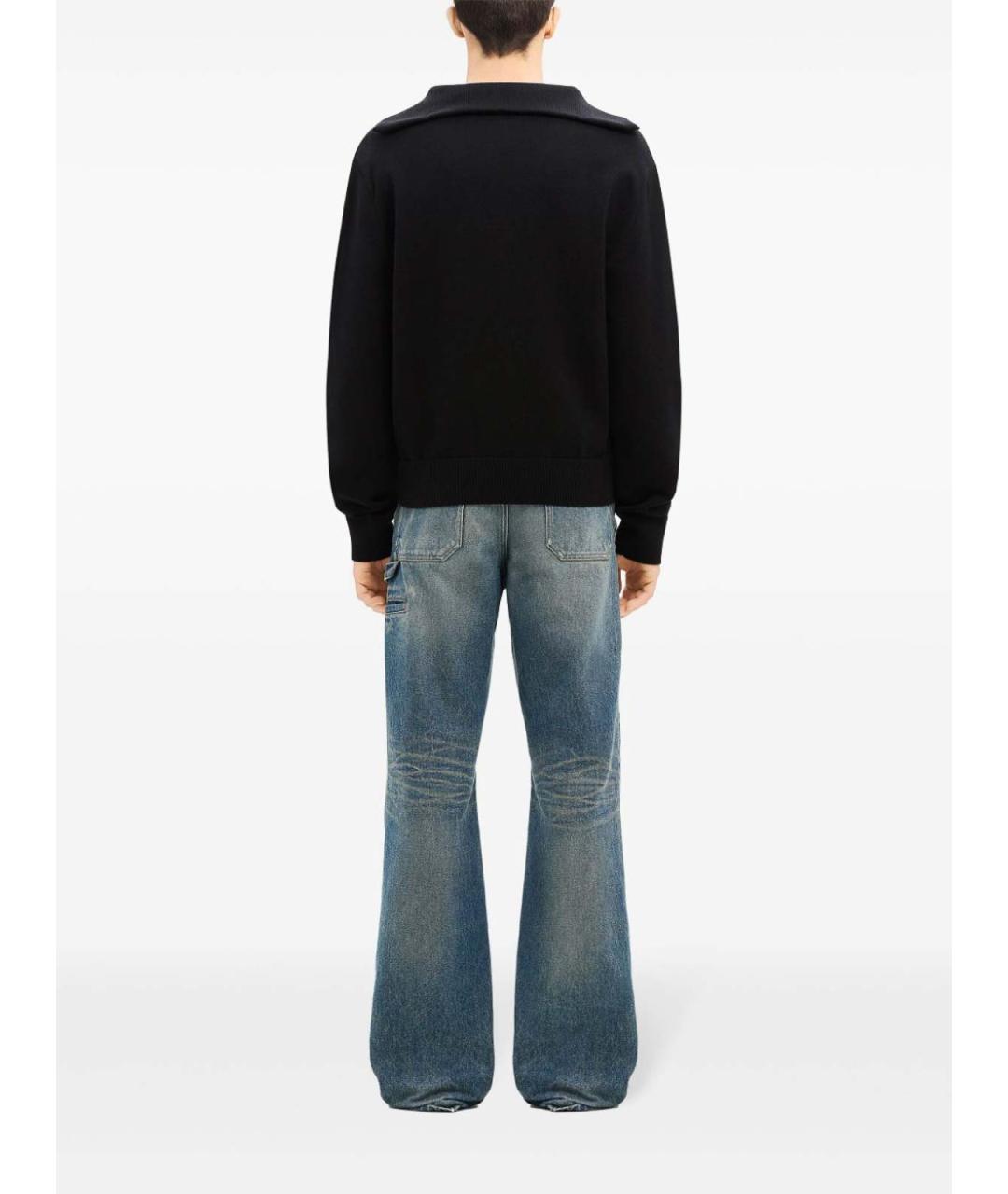 COURREGES Черный шерстяной джемпер / свитер, фото 5
