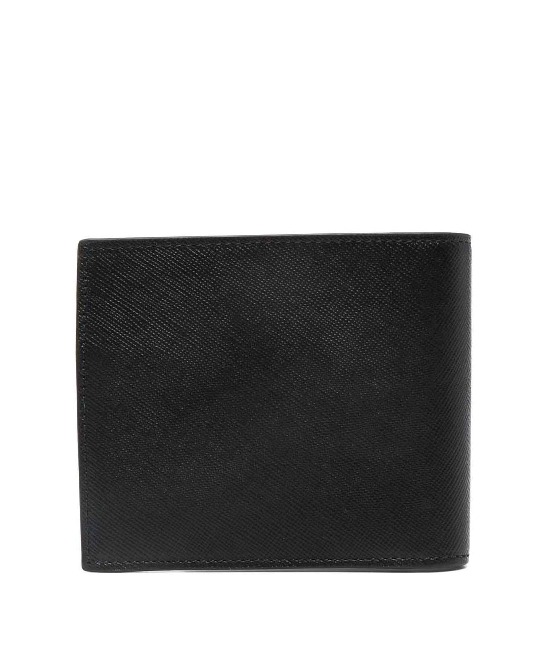 PAUL SMITH Черный кожаный кошелек, фото 2