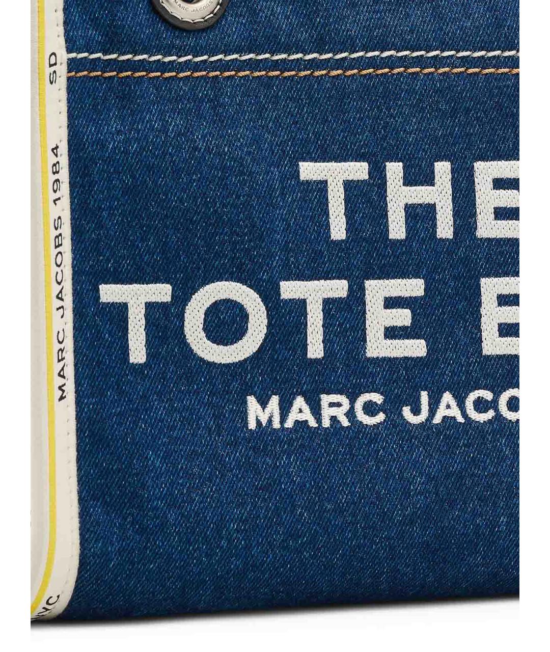 MARC JACOBS Темно-синяя хлопковая сумка через плечо, фото 5