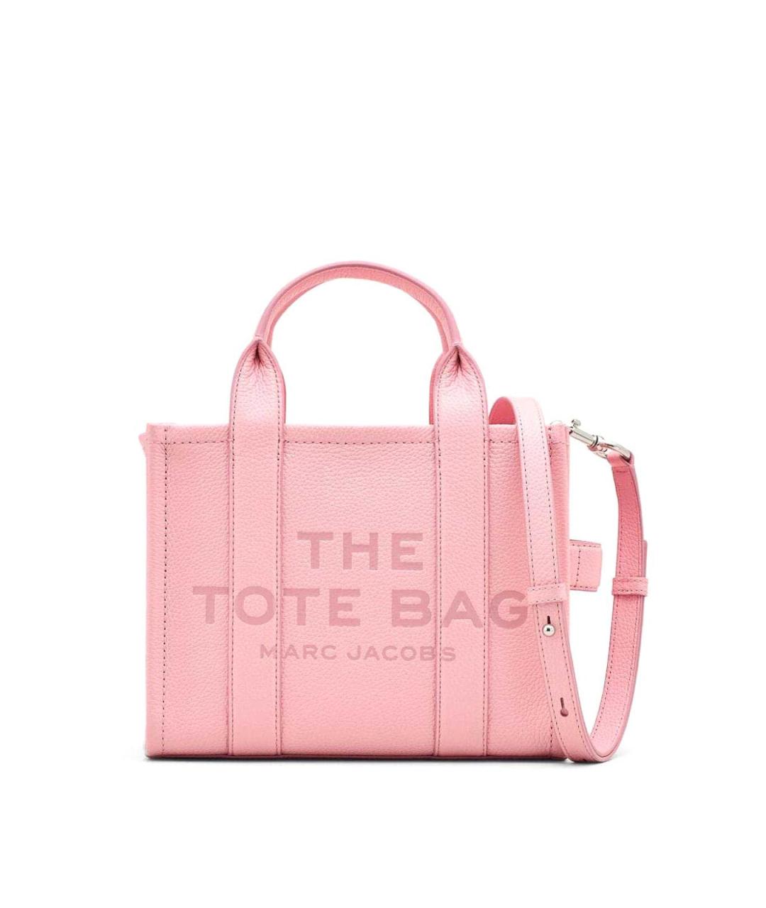 MARC JACOBS Розовая кожаная сумка тоут, фото 1