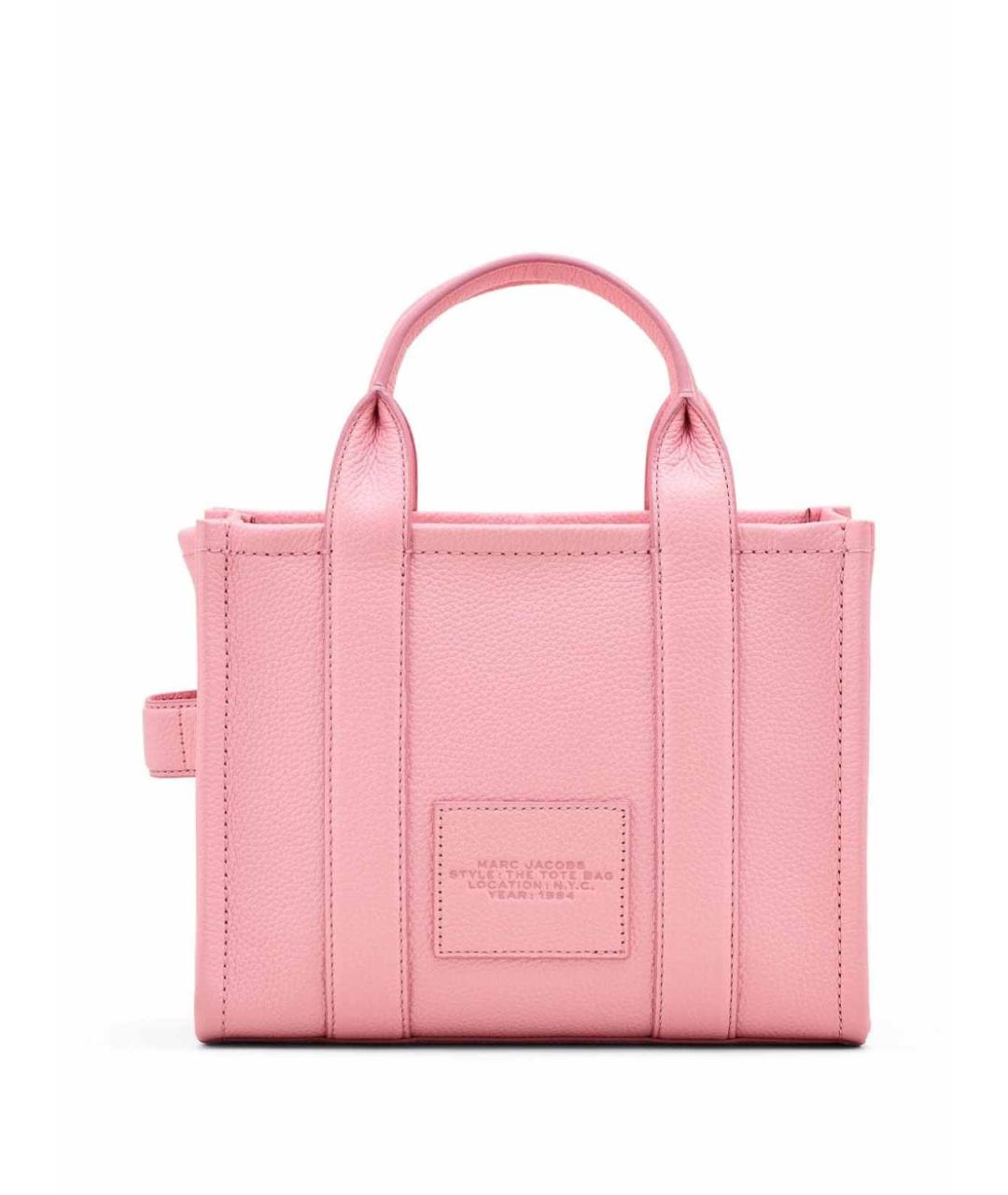 MARC JACOBS Розовая кожаная сумка тоут, фото 2