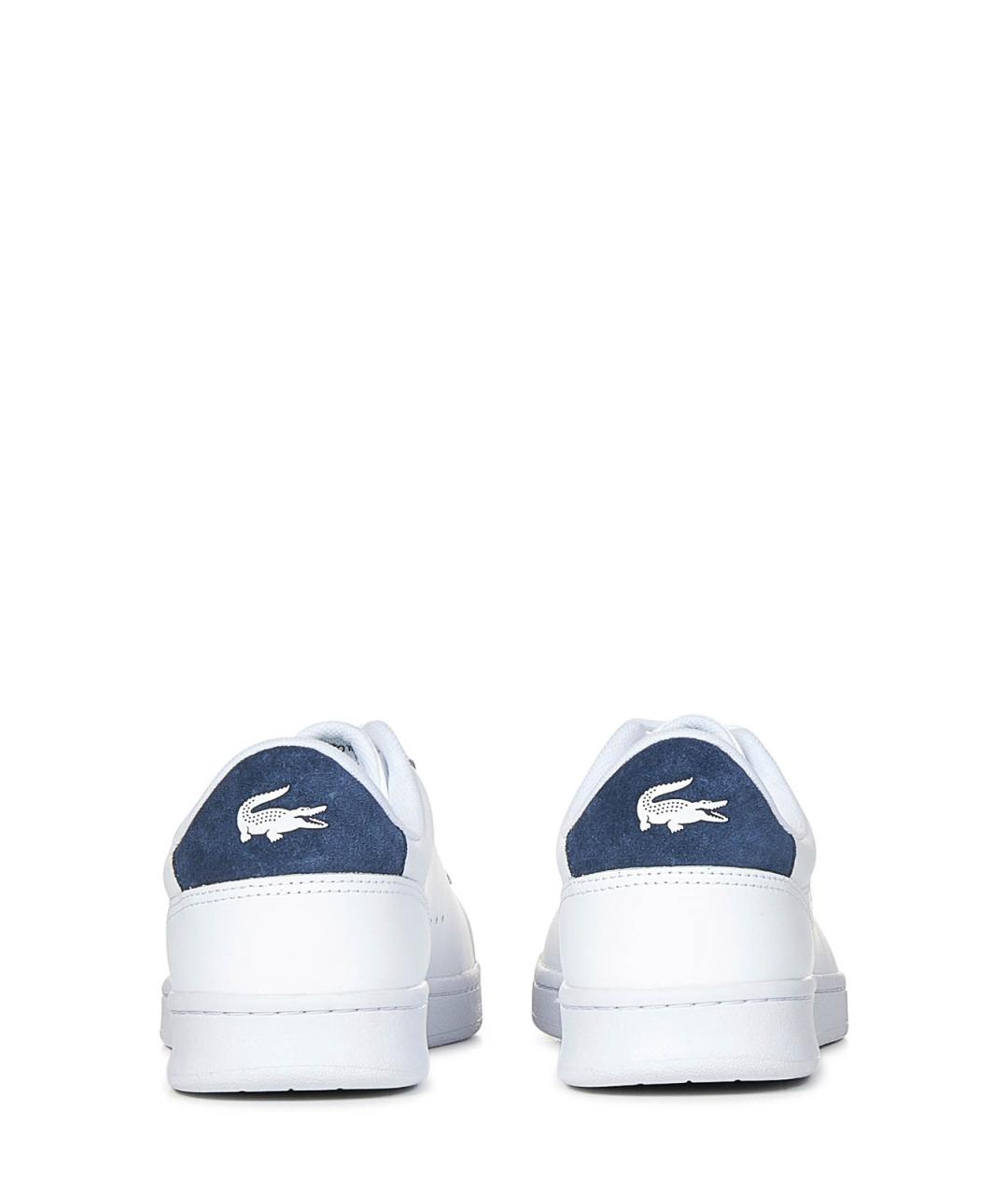 LACOSTE Белые кожаные низкие кроссовки / кеды, фото 3
