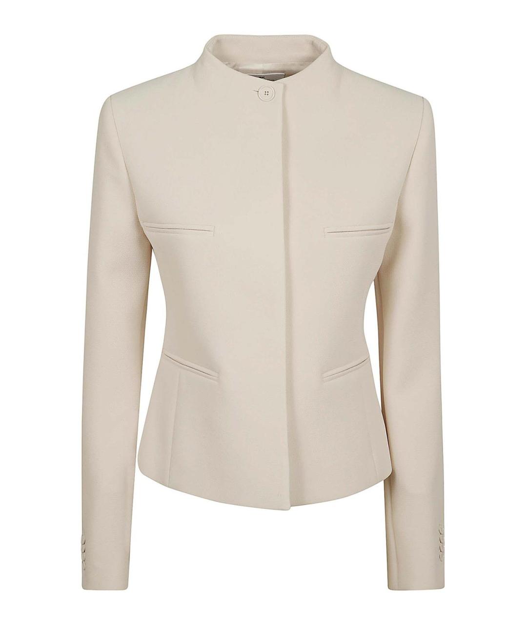 COURREGES Бежевая полиэстеровая куртка, фото 1