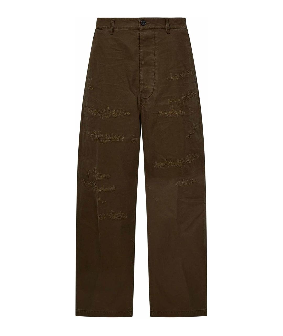 DSQUARED2 Коричневые повседневные брюки, фото 1