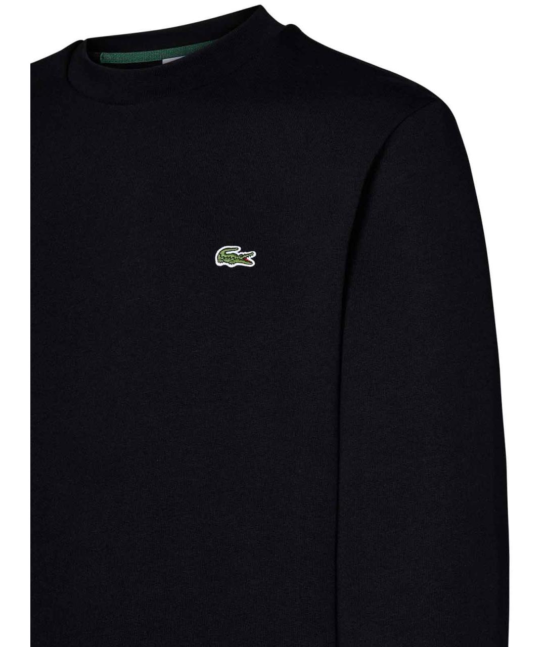 LACOSTE Черный полиэстеровый джемпер / свитер, фото 3