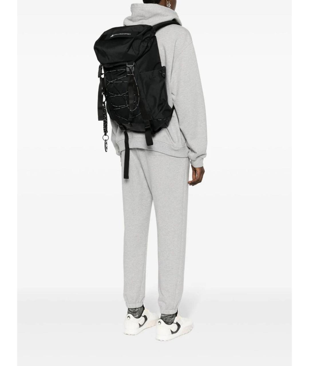ADIDAS BY STELLA MCCARTNEY Черный синтетический рюкзак, фото 3