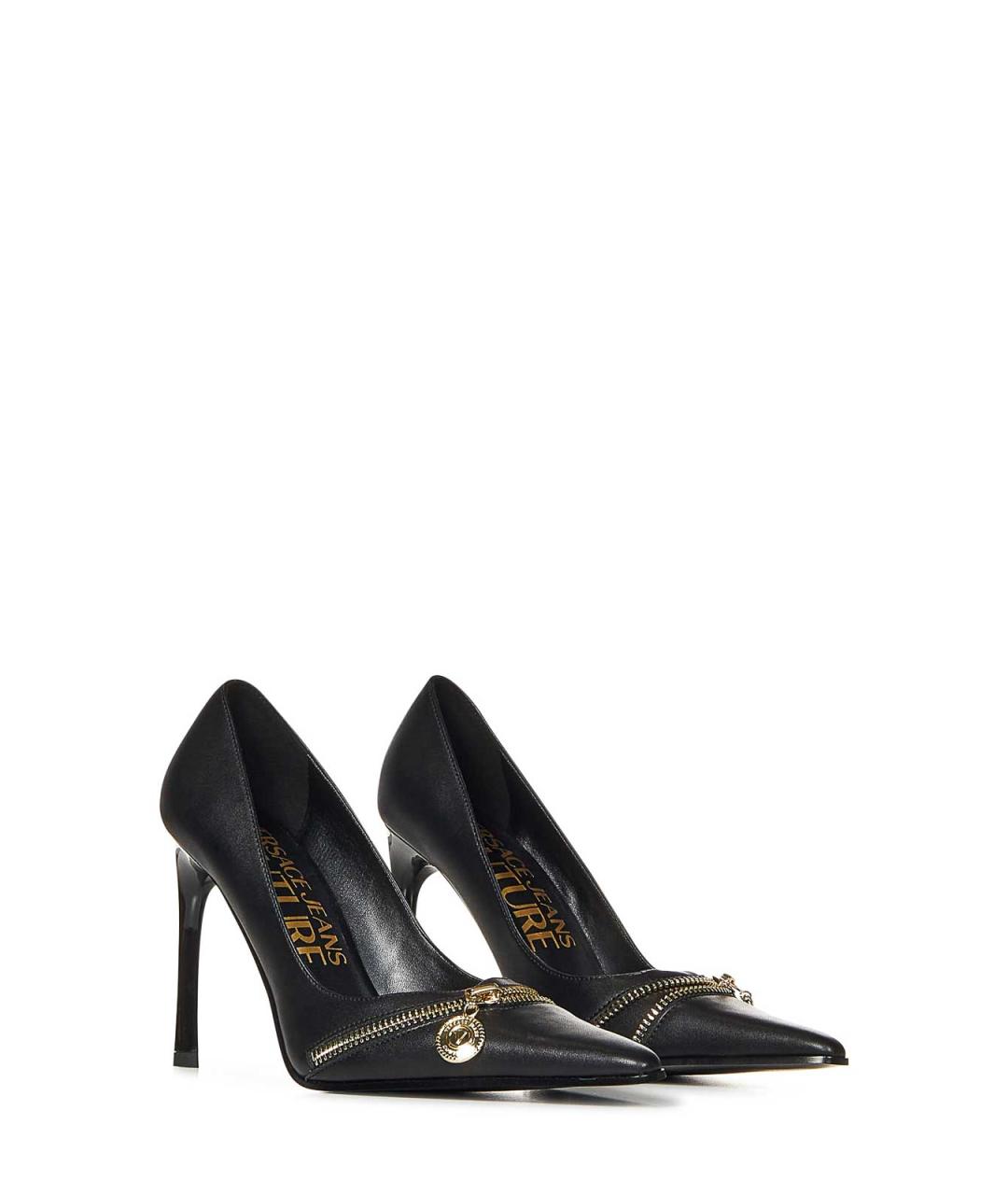 VERSACE JEANS COUTURE Черные туфли, фото 2