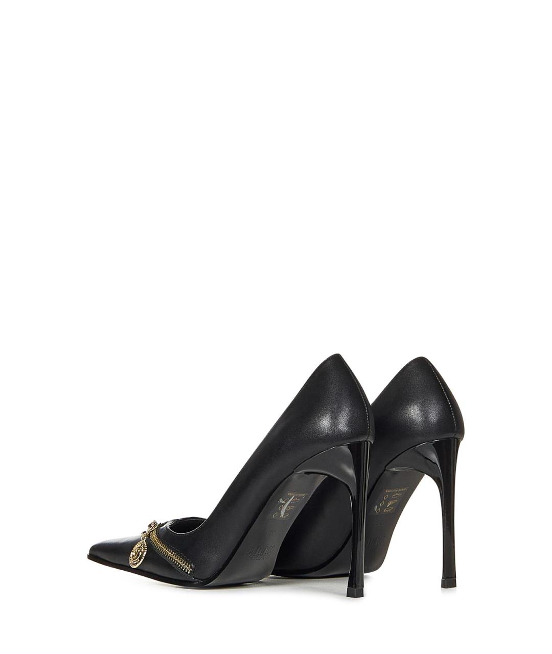 VERSACE JEANS COUTURE Черные туфли, фото 3