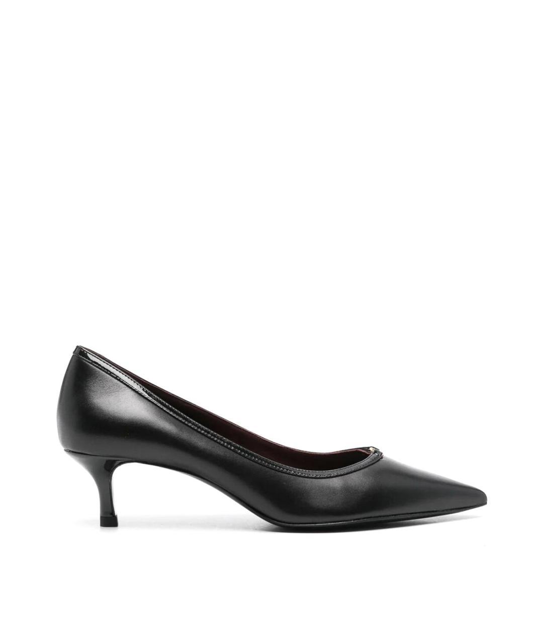 TORY BURCH Черные кожаные туфли, фото 1