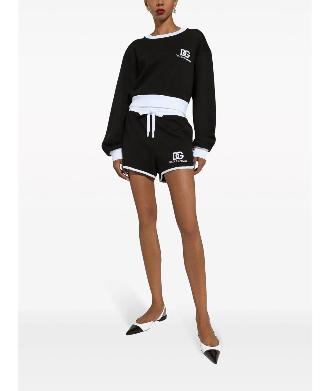 DOLCE&GABBANA Черные шорты, фото 2