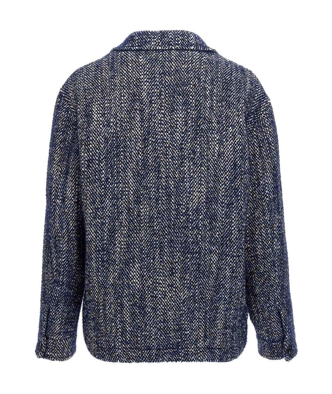 ETRO Синяя шерстяная куртка, фото 2