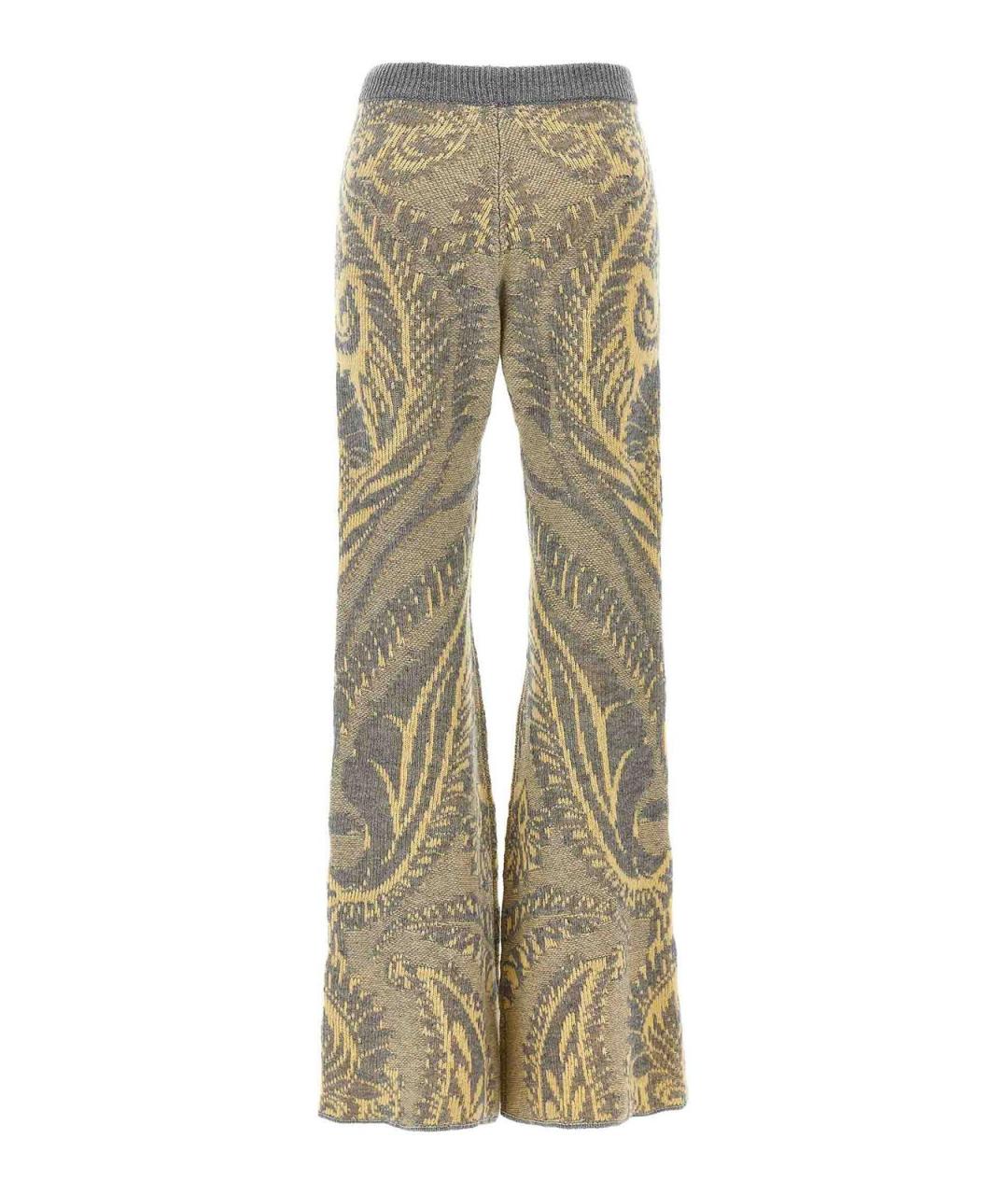 ETRO Мульти шерстяные брюки широкие, фото 2