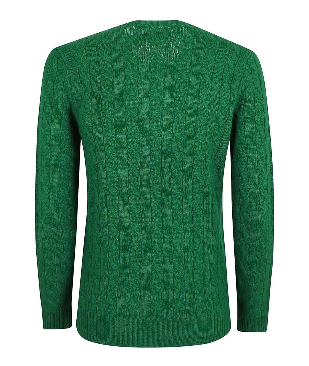 POLO RALPH LAUREN Зеленый джемпер / свитер, фото 2