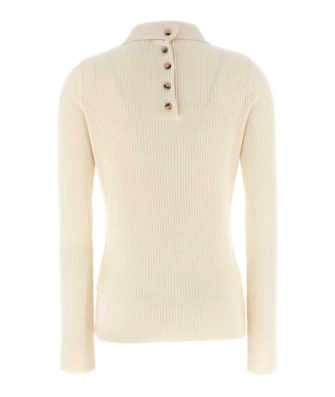 COURREGES Белая хлопковая футболка, фото 2