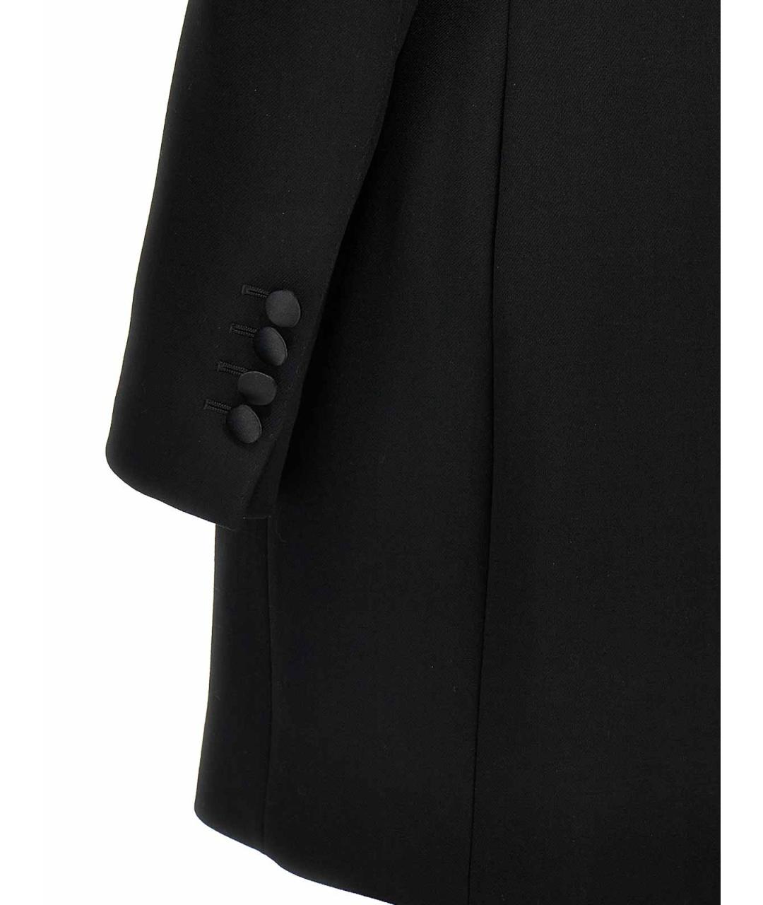 DOLCE&GABBANA Черный шерстяной жакет/пиджак, фото 4
