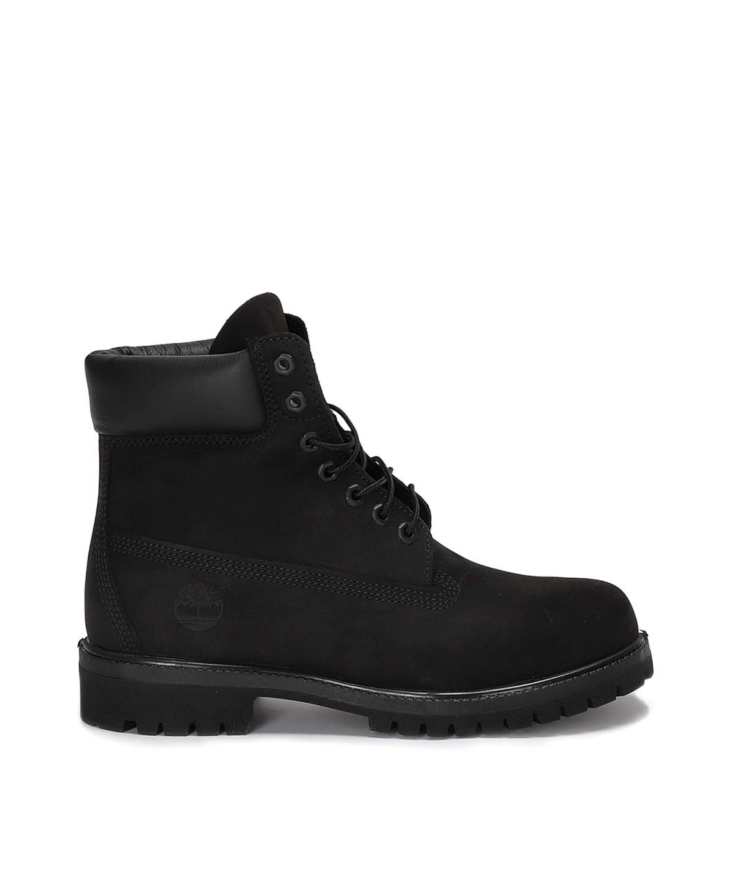 TIMBERLAND Черные нубуковые высокие ботинки, фото 1