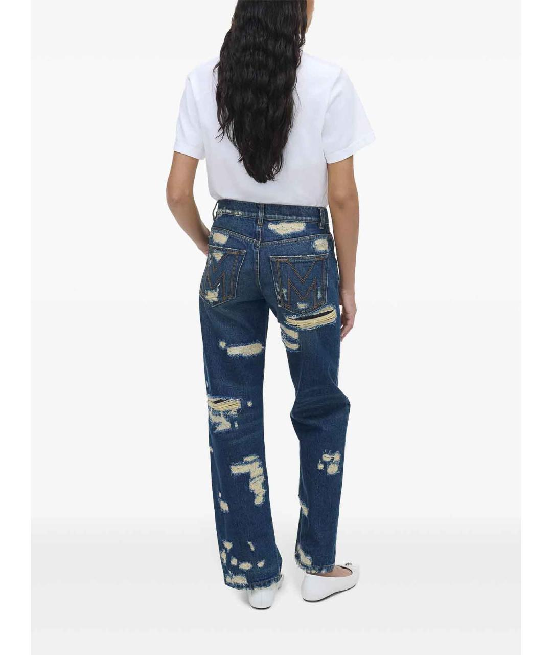 MARC JACOBS Синие прямые джинсы, фото 4