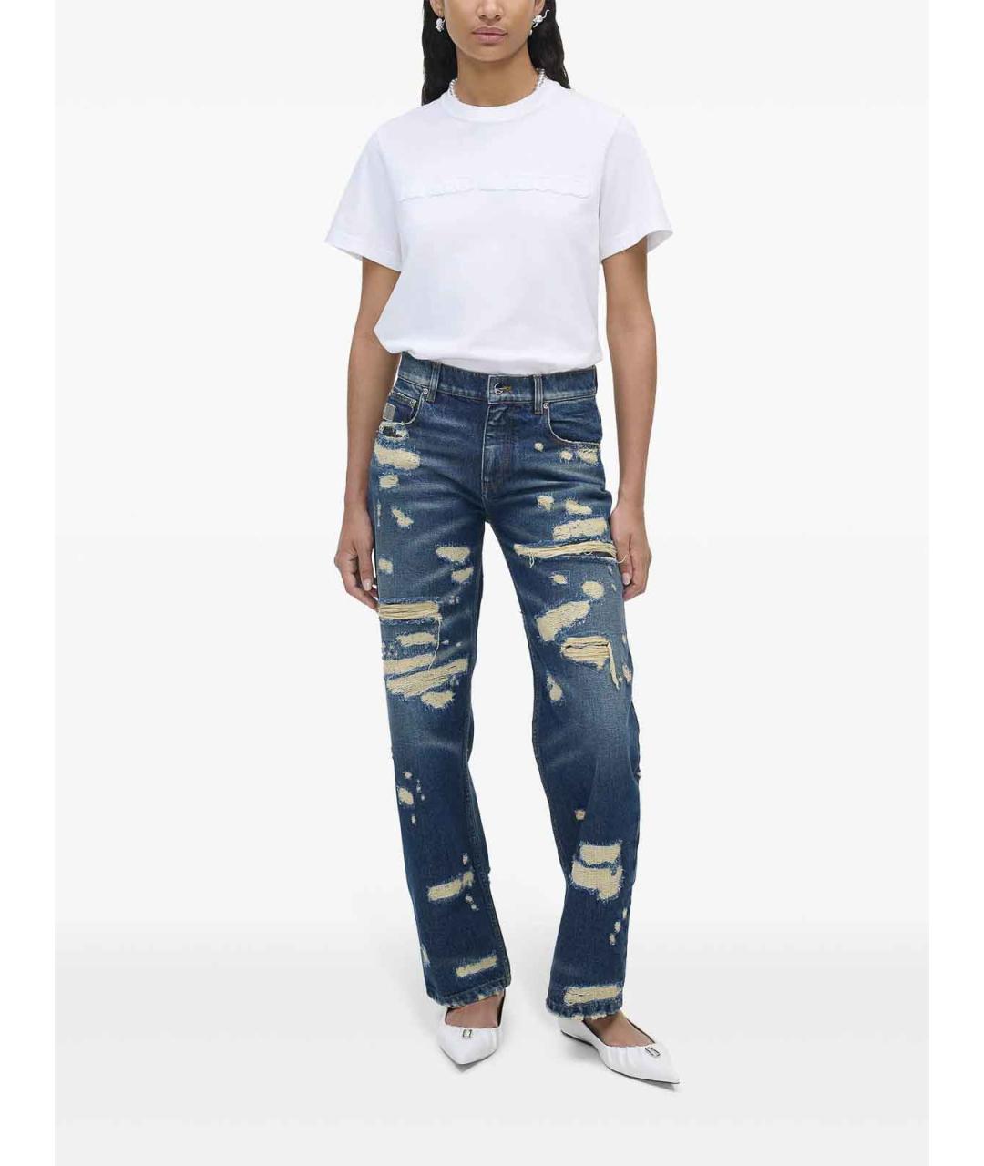 MARC JACOBS Синие прямые джинсы, фото 2