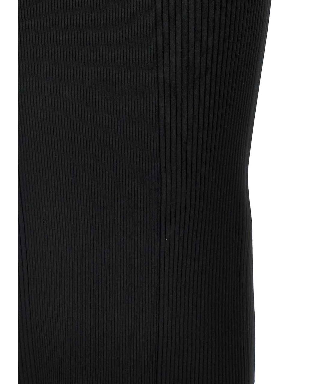ALEXANDER MCQUEEN Черное вискозное платье, фото 4