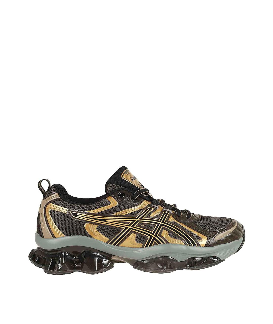 ASICS Черные кожаные низкие кроссовки / кеды, фото 1