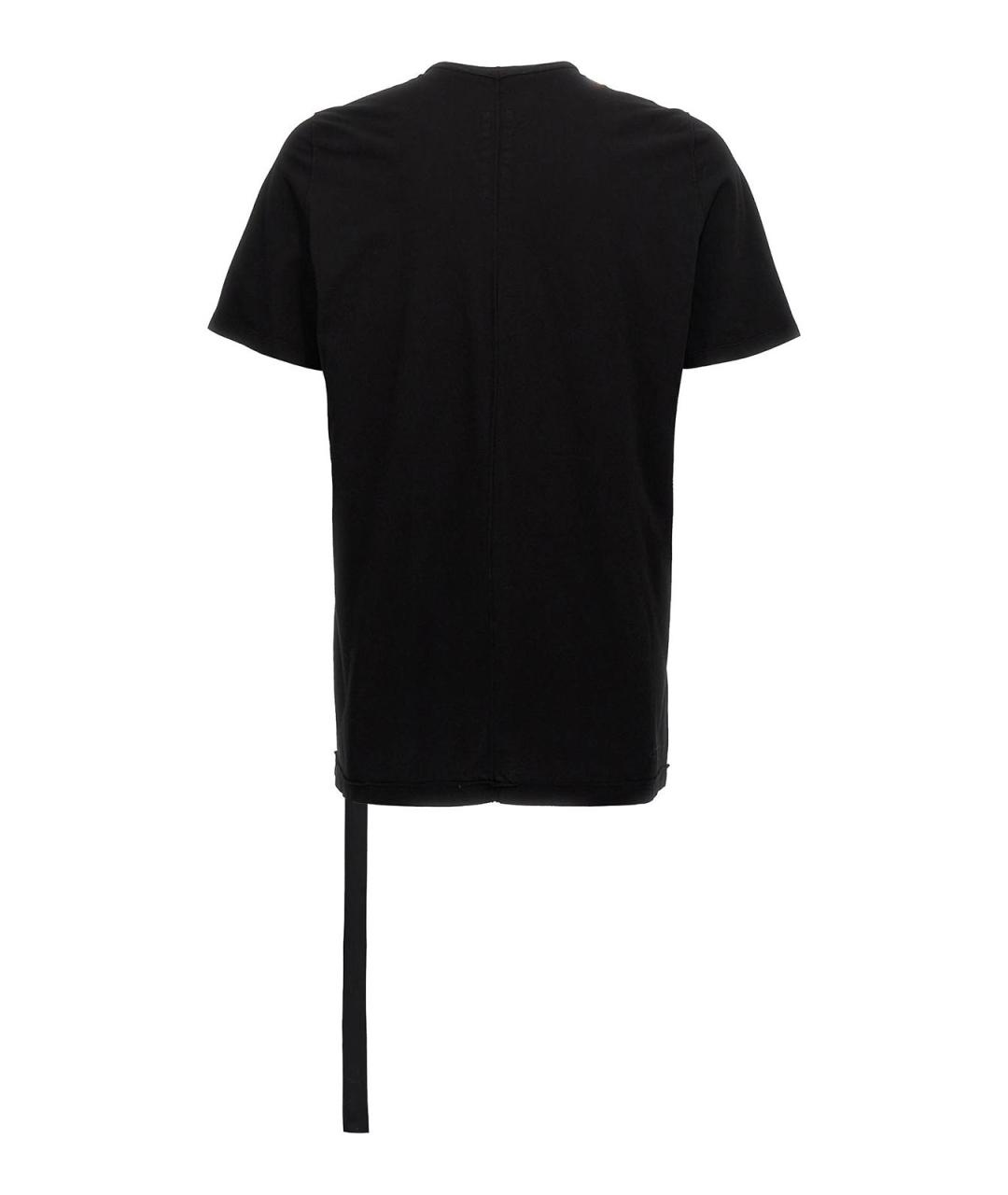 RICK OWENS DRKSHDW Черная хлопковая футболка, фото 2