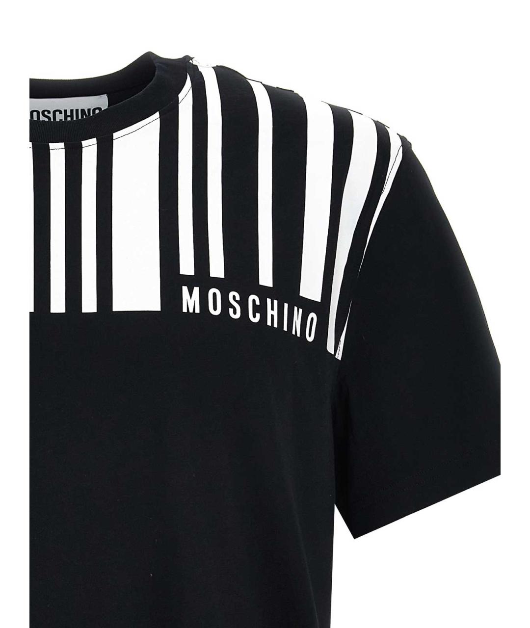 MOSCHINO Белая хлопковая футболка, фото 3