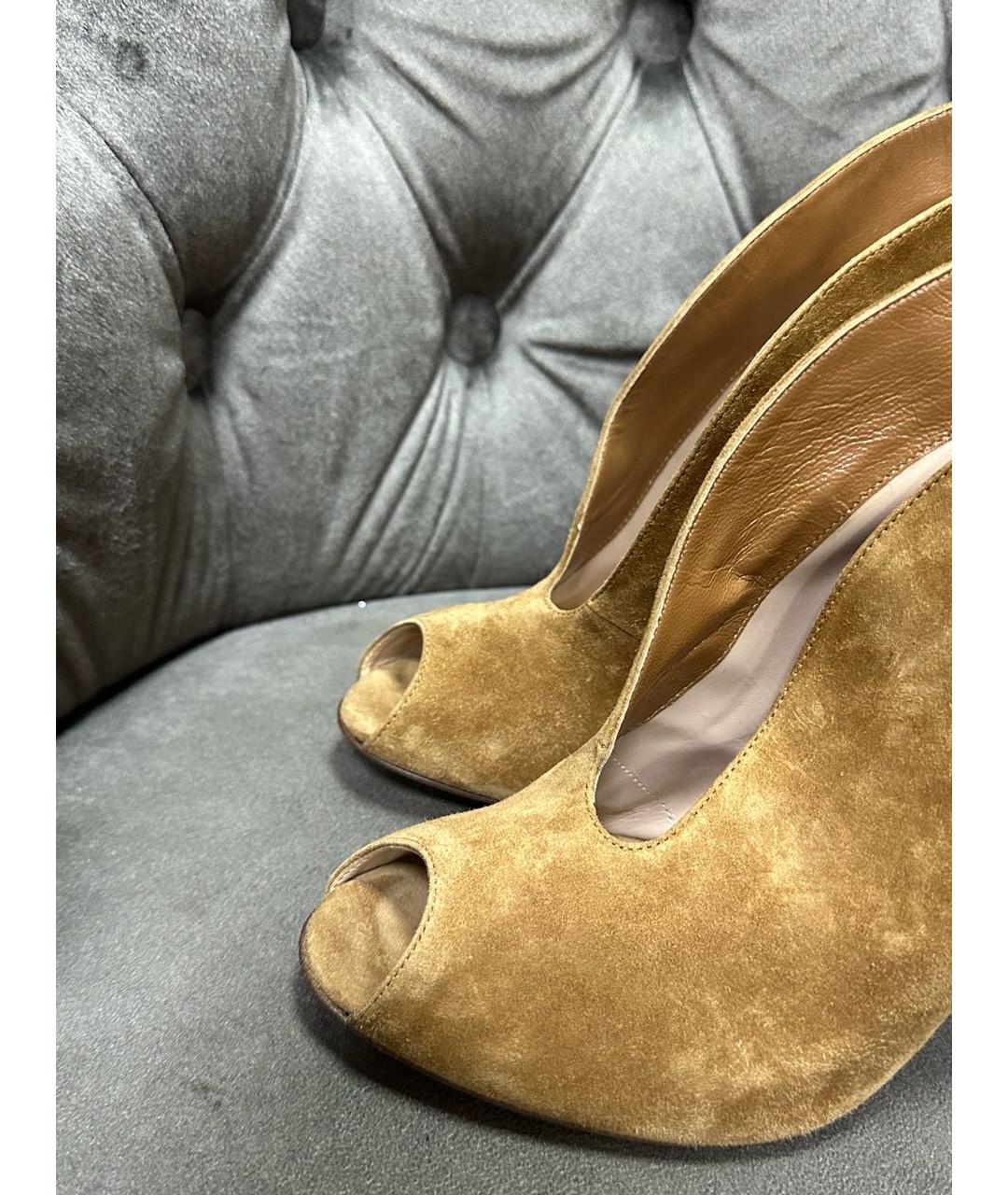 GIANVITO ROSSI Коричневые ботильоны, фото 2