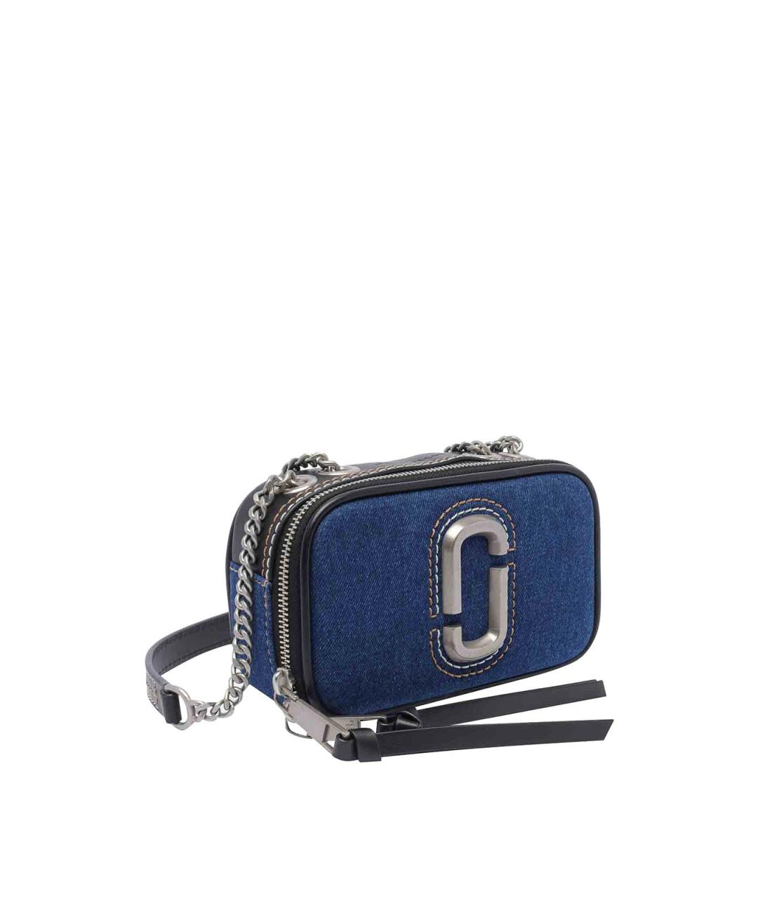 MARC JACOBS Синяя хлопковая сумка через плечо, фото 2