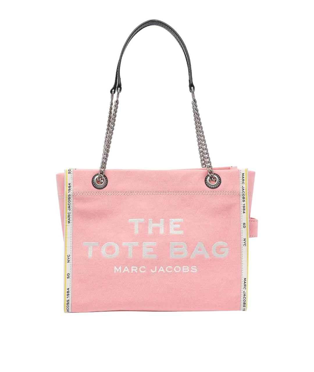 MARC JACOBS Розовая хлопковая сумка через плечо, фото 1