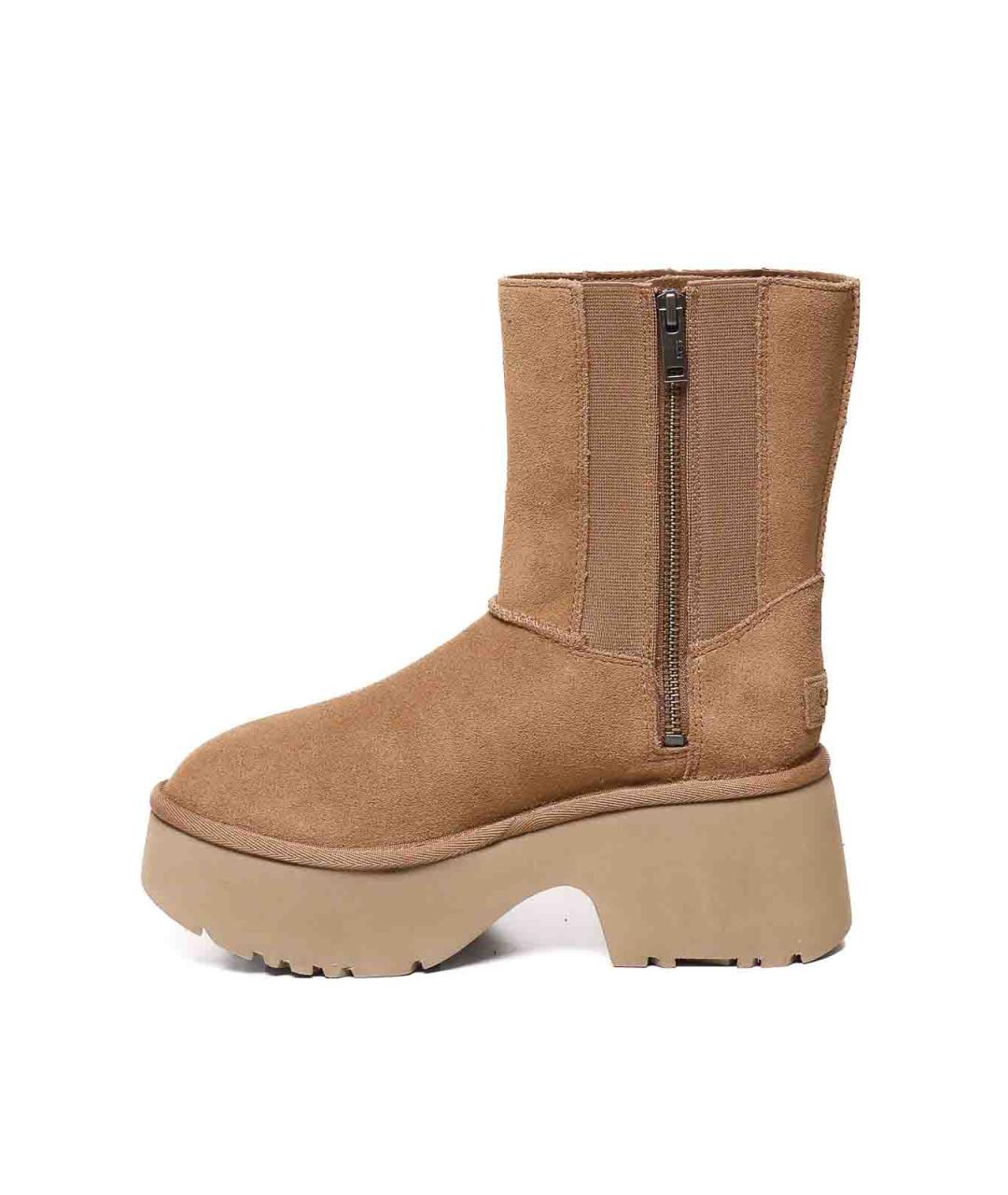 UGG Коричневые замшевые ботильоны, фото 4