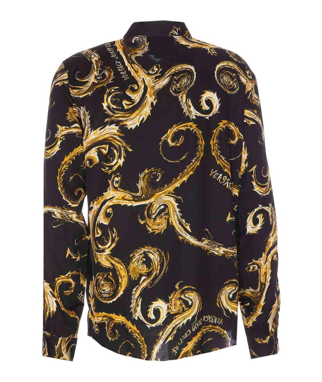 VERSACE JEANS COUTURE Черная кэжуал рубашка, фото 2