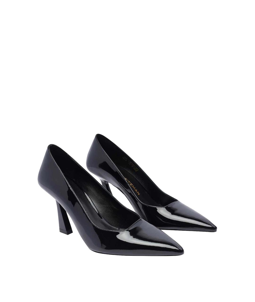 STUART WEITZMAN Черные туфли из лакированной кожи, фото 2