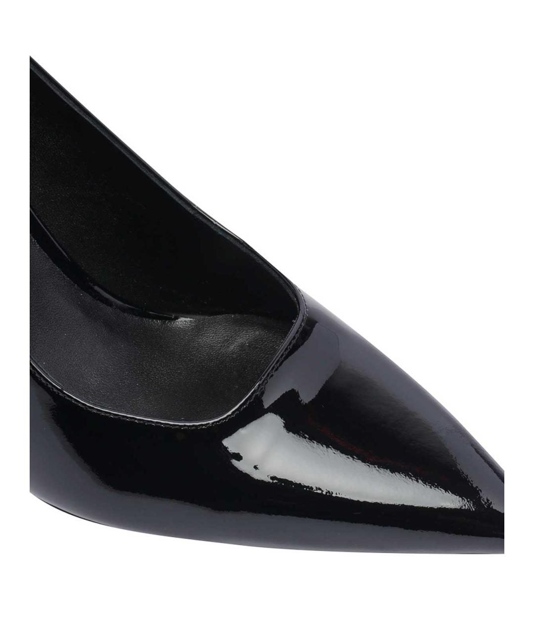 STUART WEITZMAN Черные туфли из лакированной кожи, фото 4