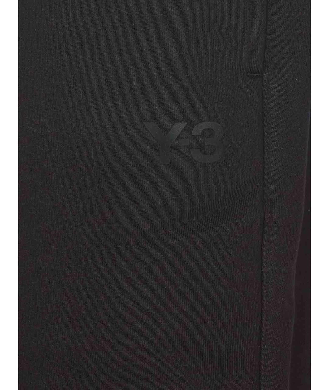 Y-3 Черные полиэстеровые повседневные брюки, фото 3