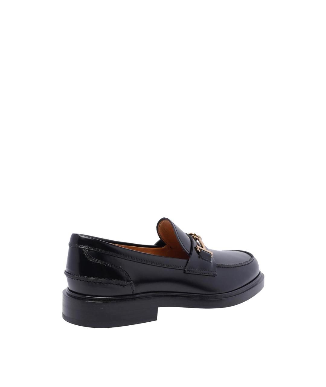 TOD'S Черные кожаные лоферы, фото 3
