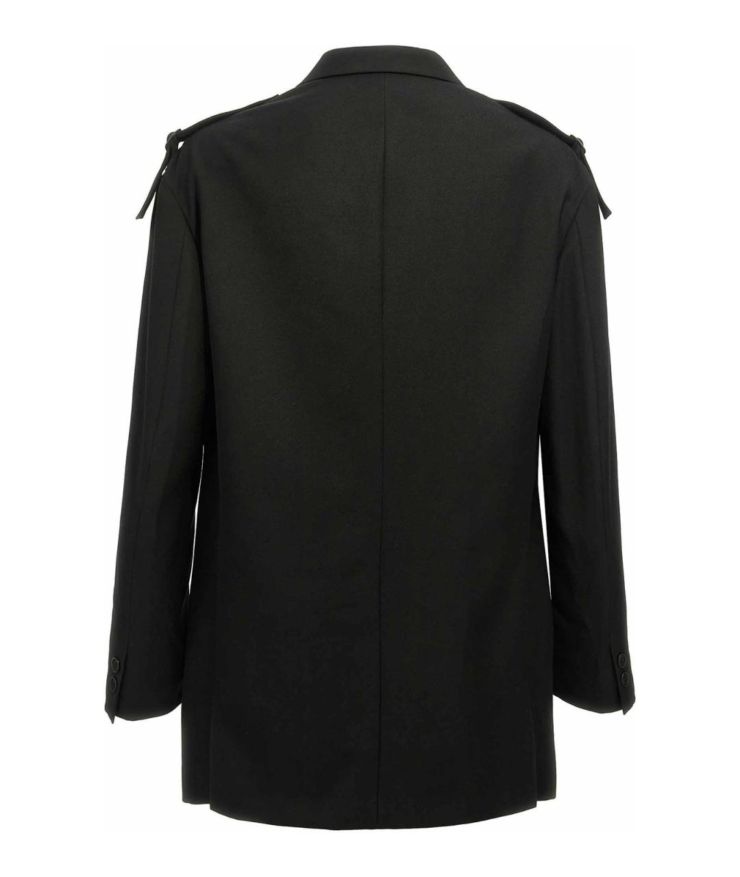 YOHJI YAMAMOTO Черный шерстяной пиджак, фото 2