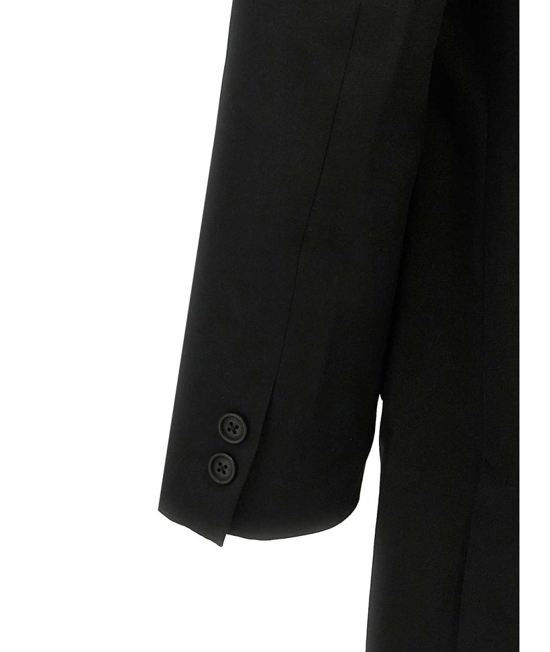 YOHJI YAMAMOTO Черный шерстяной пиджак, фото 4