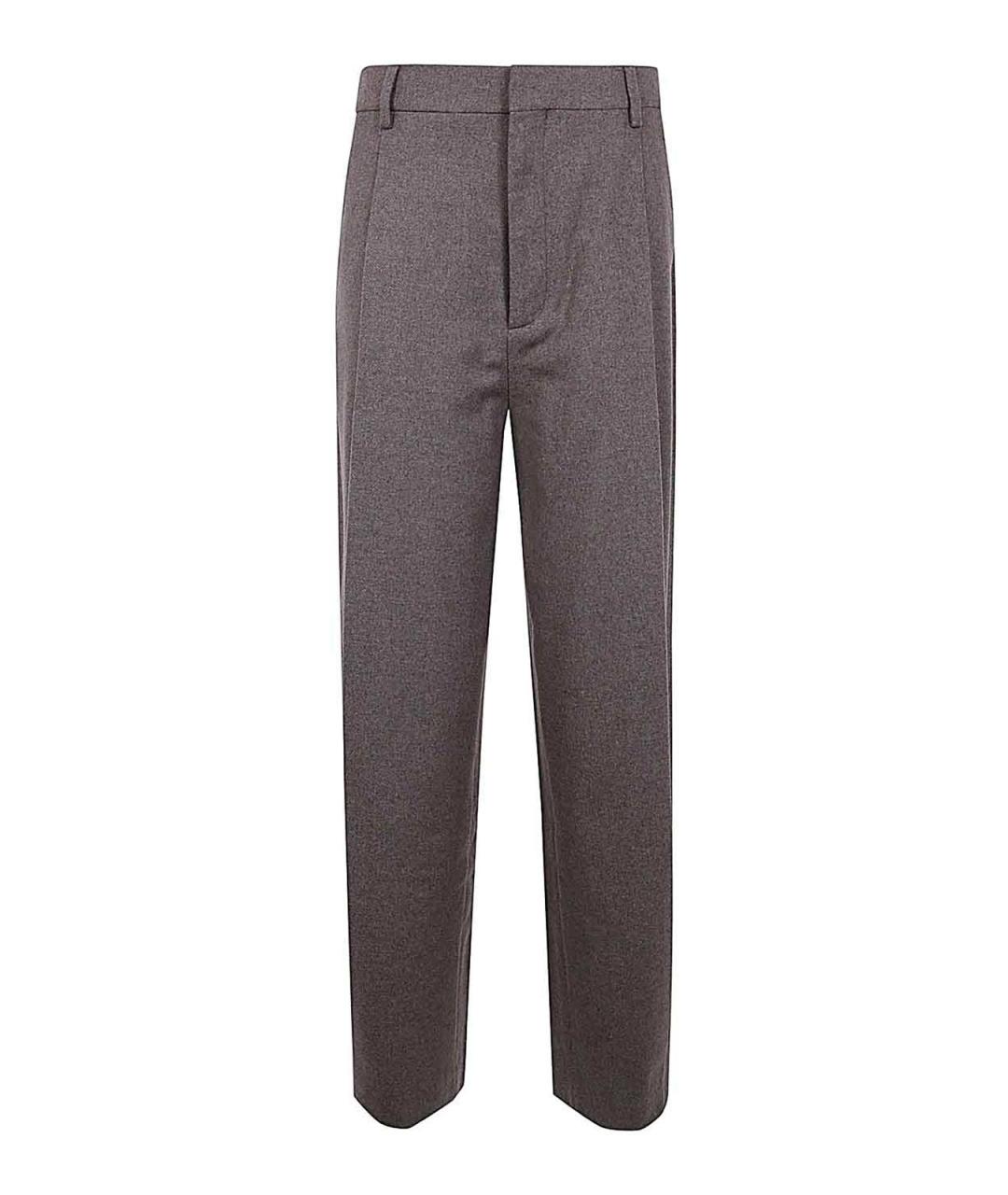 FILIPPA K Серые полиэстеровые прямые брюки, фото 1