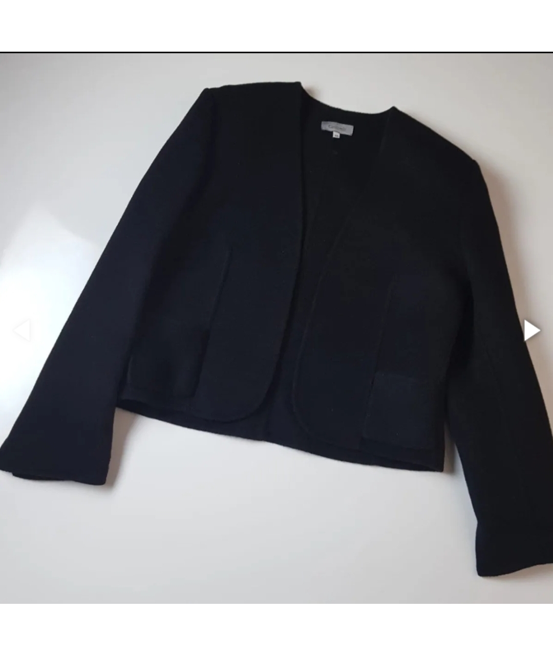 CANTARELLI Черный шерстяной жакет/пиджак, фото 5