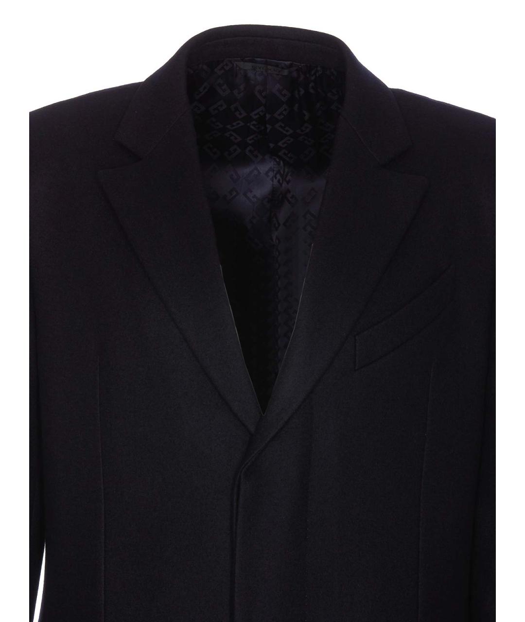 GIVENCHY Темно-синее шерстяное пальто, фото 4
