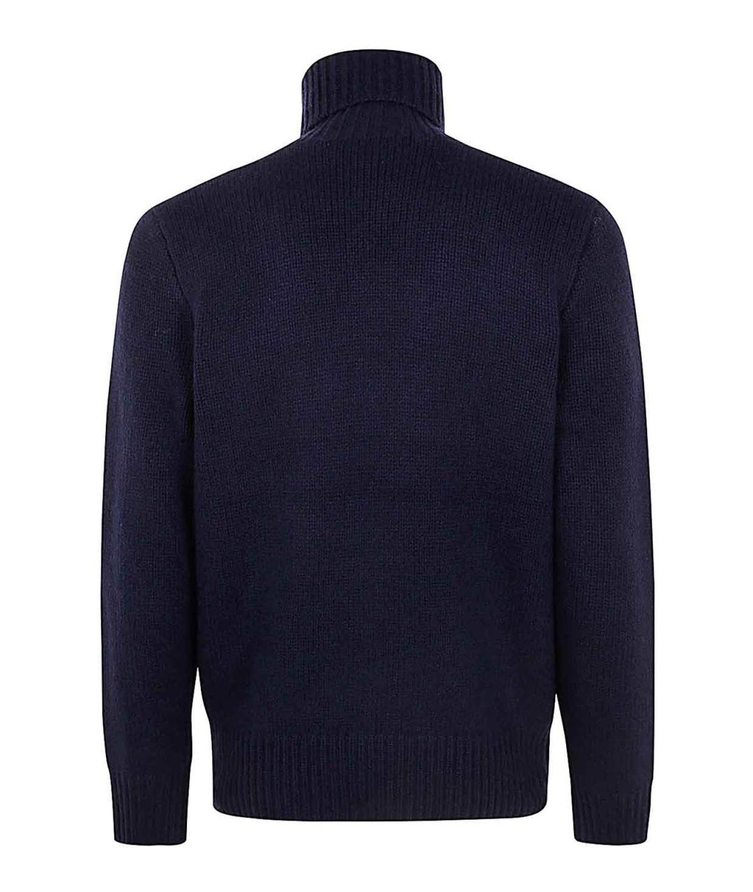 POLO RALPH LAUREN Синий кашемировый джемпер / свитер, фото 2
