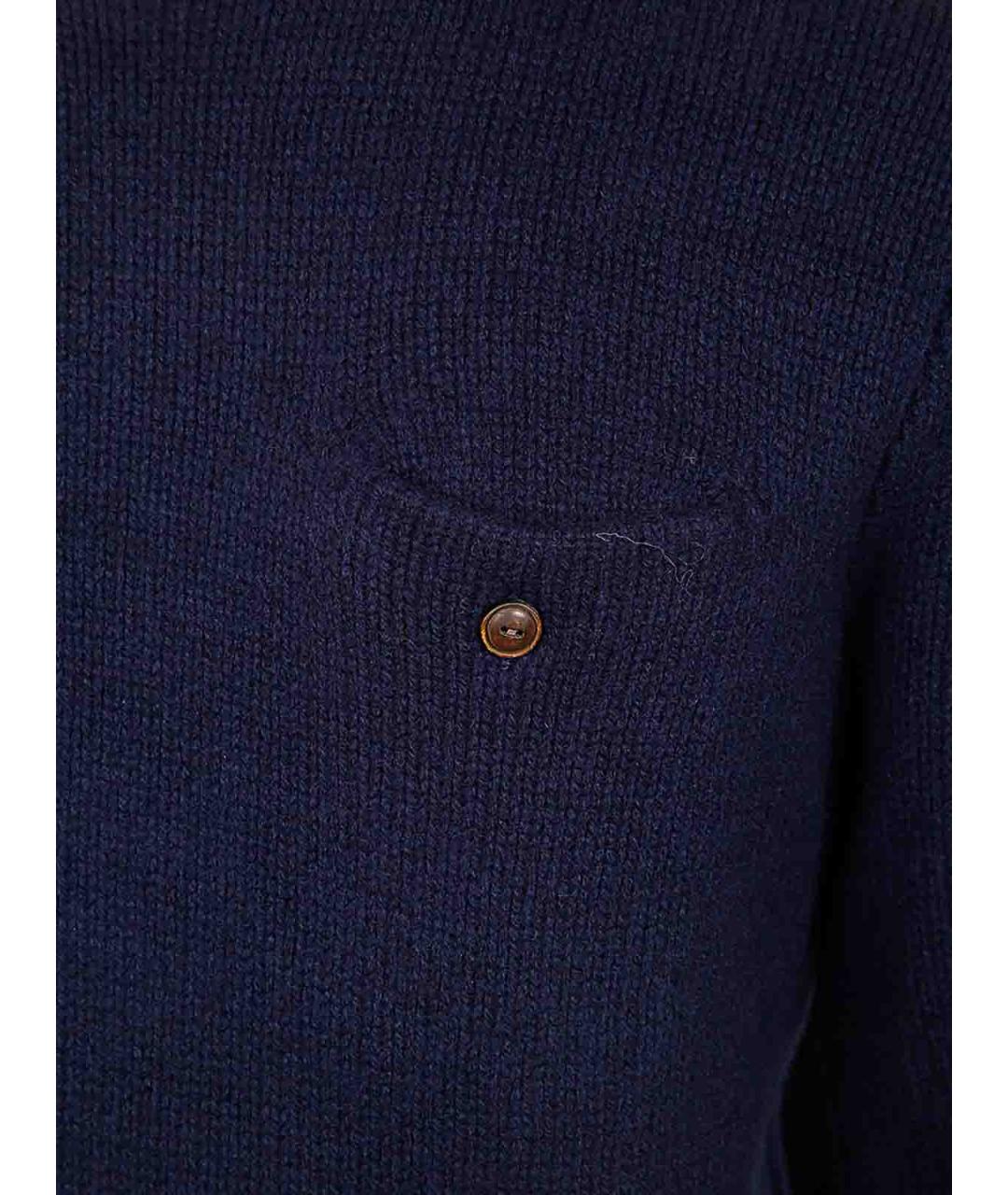 POLO RALPH LAUREN Синий кашемировый джемпер / свитер, фото 3