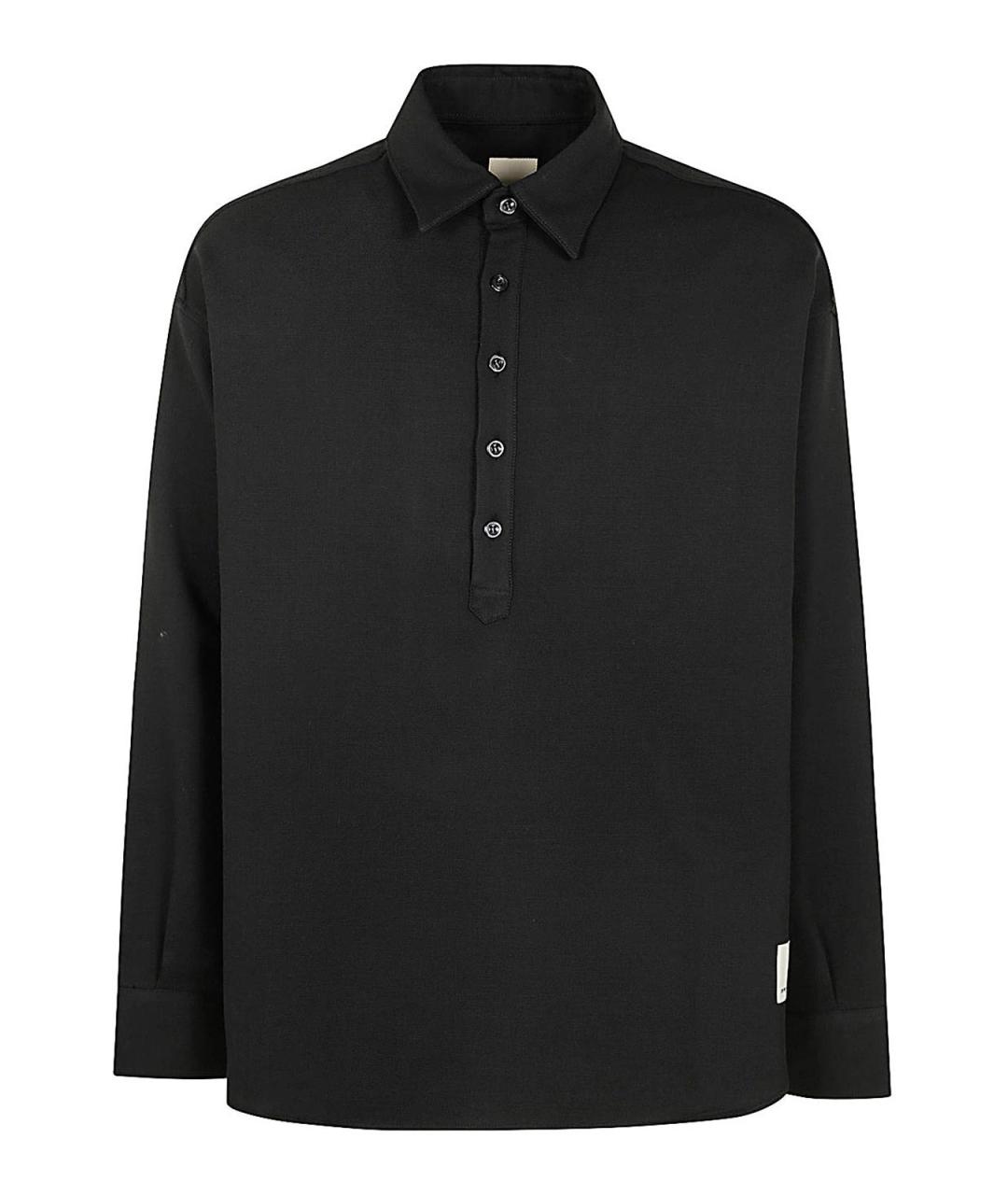 EMPORIO ARMANI Черная кэжуал рубашка, фото 1