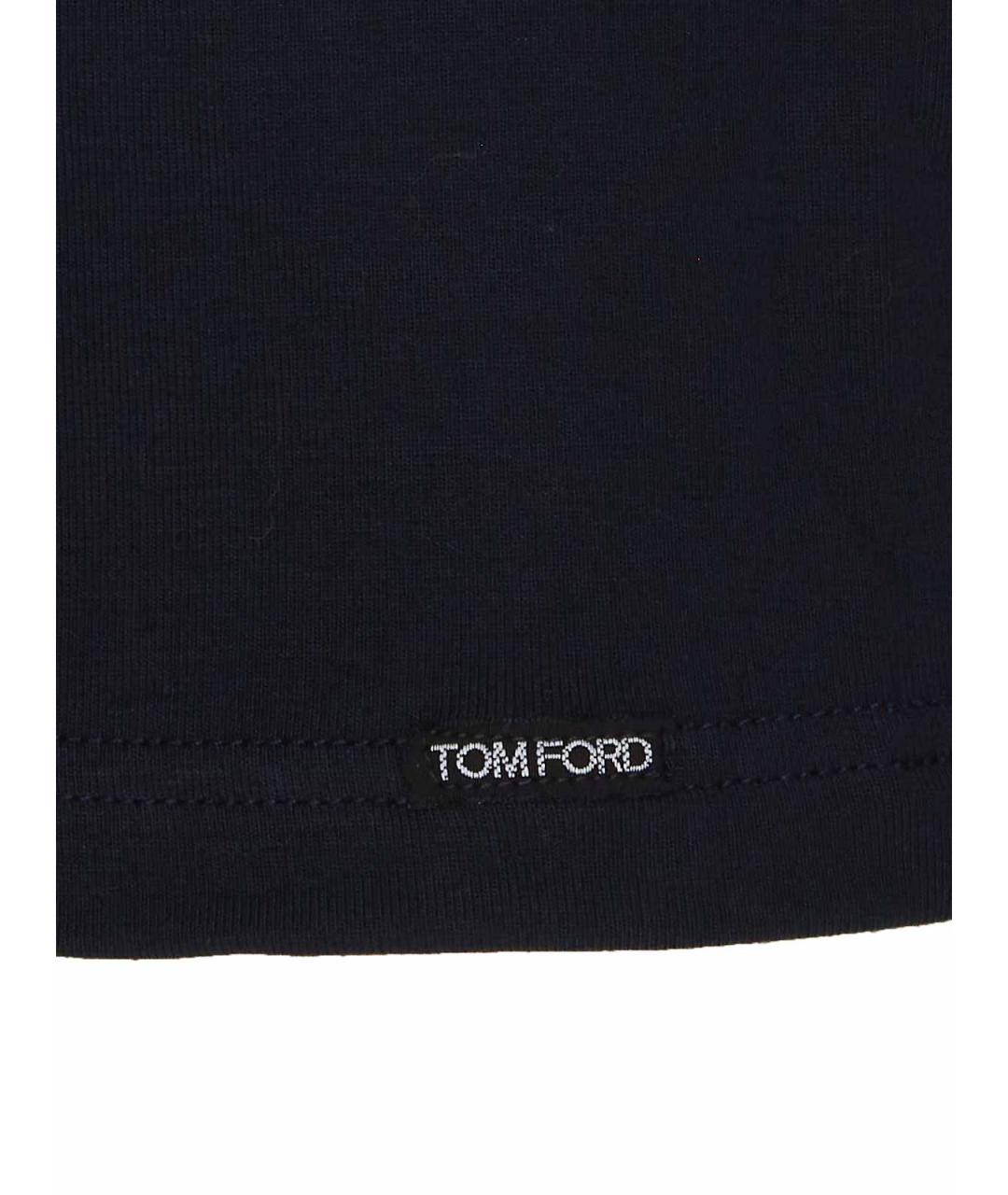 TOM FORD Синяя хлопковая футболка, фото 3
