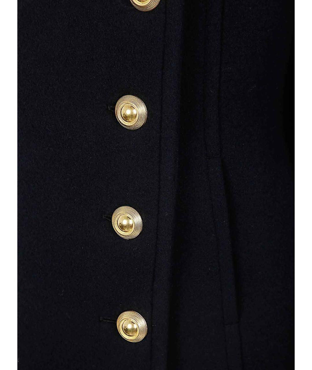 TOM FORD Темно-синее шерстяное пальто, фото 3