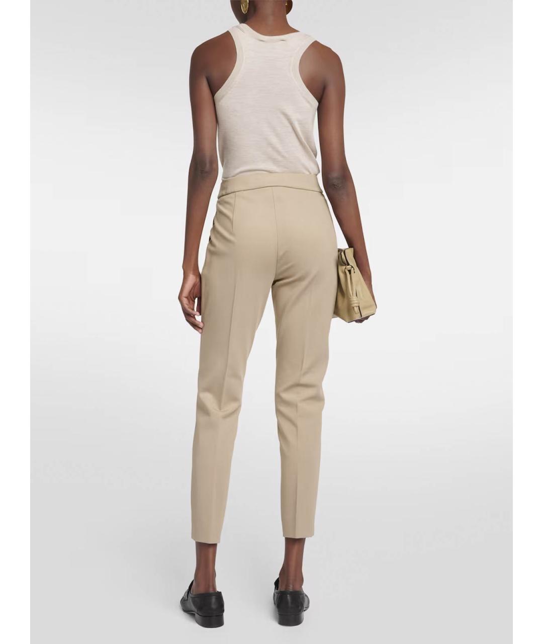 MAX MARA Бежевые вискозные шорты, фото 3